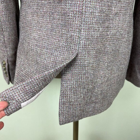 J Crew Parke Blazer Jacket Womens 4 English Birdseye Twill Wool Academia Preppy - Picture 9 of 15